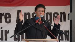 Sahra Wagenknecht hält eine Rede (Foto: Pasquale D'Angiolillo)