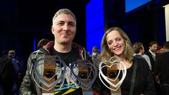 Ebenfalls glückliche Triple-Gewinner: Stefan A.Lukacs und Anna Suk von 