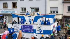Der SR 3-Prunkwagen bei der närrischen Parade in Lebach (Foto: SR/Pasquale D'Angiolillo)