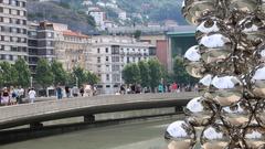 Die Promenade am Fluss „Ria de Bilbao“ (Foto: Heike Bredol)