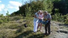 Auf Fossiliensuche bei Fechingen im Saarland. (Foto: Maria C. Schmitt)