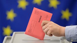 Stimmabgabe bei der Europawahl (Foto: picture alliance/Ralf Hirschberger/ZB/dpa)