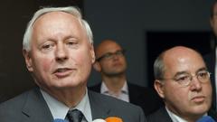 Aus gesundheitlichen Gründen legt Lafontaine 2009 den Fraktionsvorsitz nieder  (Foto: dpa)