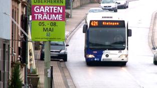 Buslinie des ÖPNV Saarlouis (Foto: SR)