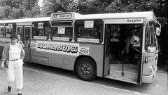 Fan-Bus-Shuttle, Schülerferienfest 1990 (Foto: SR/Franz Mees)