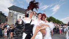 Dragqueens beim CSD in Saarbrücken (Foto: Pasquale D'Angiolillo)