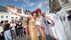 Dragqueens beim CSD in Saarbrücken (Foto: Pasquale D'Angiolillo)