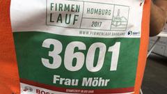 Kreative Teams beim Firmenlauf in Homburg 2017 (Foto: SR1 / Simin Sadeghi)