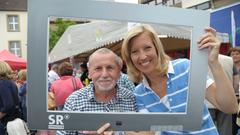 SR Fernsehen vor Ort im Mandelbachtal (Foto: Pasquale D'Angiolillo)