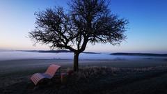 Sonnenaufgang in Dirmingen (Foto: Klaus Hinsberger)
