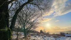 Winterspaziergang am Schaumbergturm (Foto: Patrick Flausse)