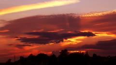 Abendhimmel in Sprengen  (Foto: Erwin Altmeier)