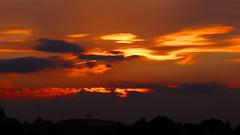 Abendhimmel in Sprengen  (Foto: Erwin Altmeier)