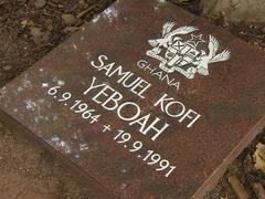 Die Gedenktafel von Samuel Yeboah (Foto: SR)
