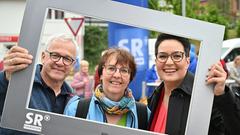 SR Fernsehen vor Ort Friedrichsthal (Foto: SR/Pasquale D'Angiolillo)