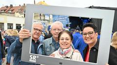 SR Fernsehen vor Ort Friedrichsthal (Foto: SR/Pasquale D'Angiolillo)