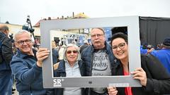 SR Fernsehen vor Ort Friedrichsthal (Foto: SR/Pasquale D'Angiolillo)