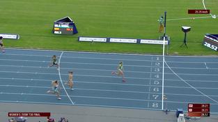 Drei Leichtathletinnen bei der Para Leichtathlethik WM. (Foto: SR)