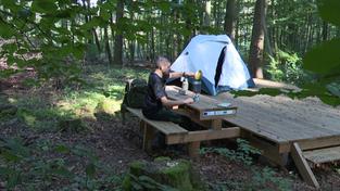 Camping in der Natur (Foto: SR)