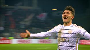 FCS-Spieler Luca Kerber beim Spiel gegen Frankfurt (Foto: SR)