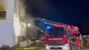 Ein Feuerwehreinsatz in Ottweiler (Foto: SR)