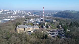 Saarländischer Rundfunk auf dem Saarbrücker Halberg (Foto: SR)