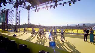Deutsches Team bei Tour de France in Nizza (Foto: SR)