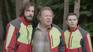 die drei Titelhelden, die Forstarbeiter Kalle (Fridolin Sandmeyer), Paul (Gerhard Polacek) und  (Foto: SR)