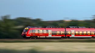 Eine Regionalbahn auf der Strecke (Foto: picture alliance/dpa | Jan Woitas)