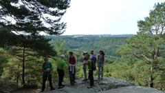 Wandergruppe in der Luxemburger Schweiz (Foto: Maria C. Schmitt)