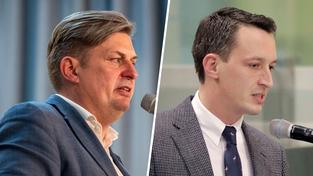 Bildcollage der AfD-Abgeordneten Maximilian Krah und Matthias Helferich (Foto: IMAGO / Bihlmayerfotografie, IMAGO / Future Image, SR)