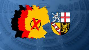 Symbolbild: Wahlergebnis der Bundestagswahl im Saarland (Foto: SR/dpa)