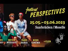 Werbung des „festival PERSPECTIVES“ 2023 (Foto: Julie Folly/Belluard Bollwerk)