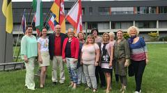 Zu Besuch beim SR am 3.06.2019: Einige Frauen der CDU Frauenunion Saar auf dem Halberg (Foto: SR)