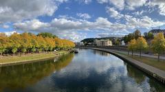 Der Goldene Oktober an der Saar, Saarbrücken (Foto: Erwin Altmeier)