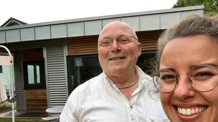 Simin Sadeghi und Klaus Lorenz  (Foto: SR)