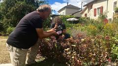Im Garten von Ingrid in Coussances aux Bois (Foto: SR)