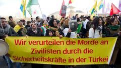 Kurdendemo in Saarbrücken (Foto: Pasquale d´Angiolillo)
