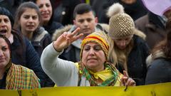 Kurdendemo in Saarbrücken (Foto: Pasquale d´Angiolillo)