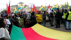 Kurdendemo in Saarbrücken (Foto: Pasquale d´Angiolillo)