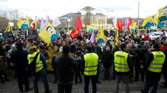 Demonstration kurdischer Sympathisanten in Saarbrücken (Foto: Pasquale d´Angiolillo)