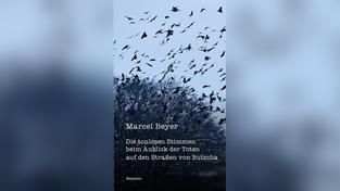Buchcover: Marcel Beyer „Die tonlosen Stimmen beim Anblick der Toten von Butscha“ (Foto: Wallstein)