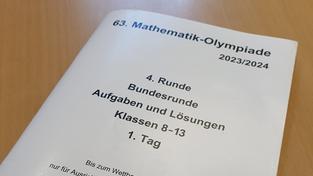 Aufgabenheft zur Mathematik-Olympiade (Foto: SR / Lena Schmidtke)