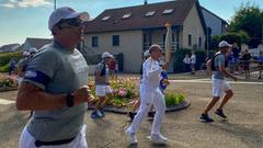 Olympische Flamme in Saargemünd (Foto: SR / Carina Dewes)