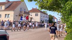 Olympische Flamme in Saargemünd (Foto: SR / Carina Dewes)
