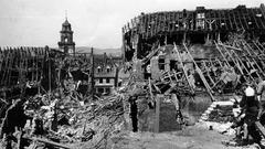 Kriegszerstörung in Alt-Saarbrücken (Foto: Saarländisches Landesarchiv / Richard Näcke)