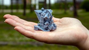 Das „Saarvenir“ als kleines 3D-Modell (Foto: Tourismuszentrale Saarland)