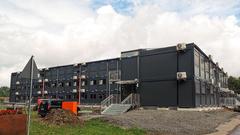 Containerschule am Eisweiher in Neunkirchen (Foto: Kreisstadt Neunkirchen/Streb)