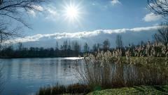 Schwalbach- Weiher bei Schwemlingen (Foto: Herbert und Monika Braun)