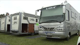 Wohnmobile auf der Camping-Messe 2016 (Foto: SR)